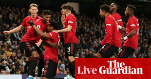 Man city could be dealt with an injury blow to kevin de bruyne, whose back injury led him to miss out on the midweek fa cup victory over sheffield wednesday. Manchester City 1 2 Manchester United Premier League As It Happened Football The Guardian