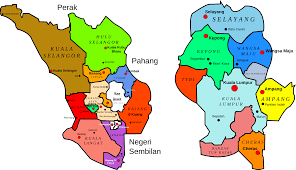 3 types of kuala lumpur map. District Maps Of Selangor And Kuala Lumpur Visit Selangor
