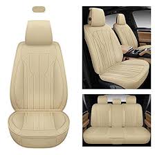 Getuscart Aoog Leather Car Seat Covers