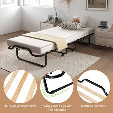 rollaway folding bed with memory foam