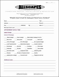 Free Contractor Estimate Forms Form Resume Examples Xm8pzopky9