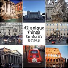42 unique things to do in rome