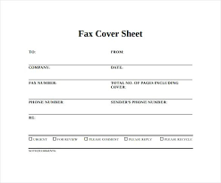 Fax Cover Letter Word Template Fax Face Sheet Template Sample Blank