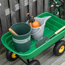 Outsunny Garden Cart With Steel Frame