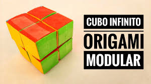 un cubo infinito origami modular