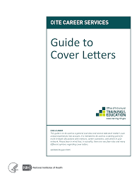 Collection Of Solutions Cover Letter For Nih Grant Sample Cover
