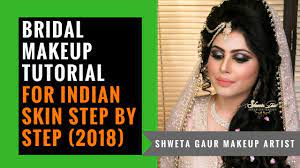 bridal makeup tutorial for indian skin