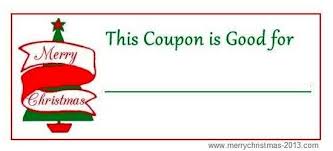 Christmas Gift Coupon Template Festival Collections