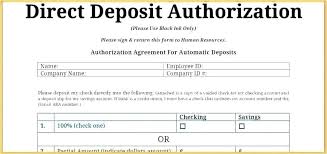 Checking Account Deposit Slip Template Direct Deposit