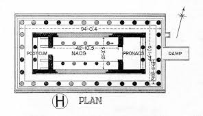 Plan Temple Of Aphaia Ilration
