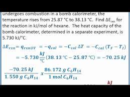 Constant Volume Calorimetry