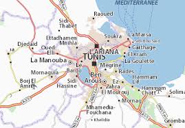 Holen sie sich die aktuellste regionale karte. Michelin Landkarte Tunis Ville Stadtplan Tunis Ville Viamichelin