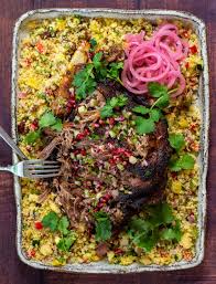 slow cooked moroccan lamb