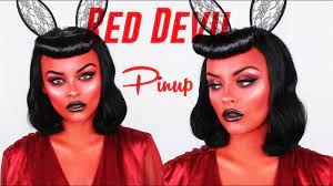 red devil pinup makeup tutorial you