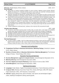 Marketing Resume Format   Marketing Executive Resume Sample     Resume Tips for Brand Manager