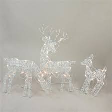 northlight glittered doe fawn and