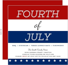 Cheap 4th Of July Invitations Invite Shop