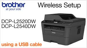 To find the necessary driver you can use site search. Wireless Setup Without Using A Usb Cable Dcpl2520dw Dcpl2540dw Youtube