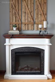 Two Tone Fireplace Makeover Love