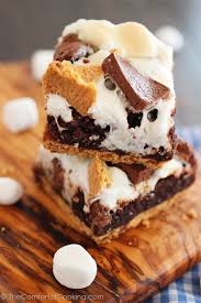 ooey gooey s mores brownie bars the