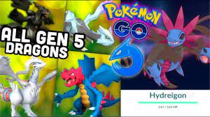 All Gen 5 Dragons + Legendary in Pokemon GO | Hydreigon, Reshiram, Zekrom &  more - YouTube