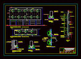 curtain wall dwg detail for autocad