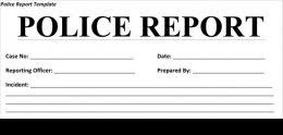 Image result for police report