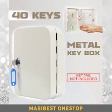 40 keys metal key box key cabinet wall