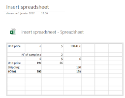 Resize Embedded Spreadsheet Onenote Pro
