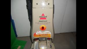bissell carpet cleaner won t spray how
