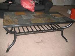 Perfect Slate Tile Coffee Table For