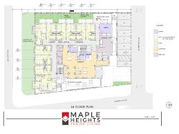 senior living floor plans maple heights