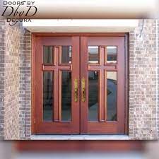 Church Frosted Glass Double Doors