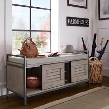 Get it by wed, jul 7. The Gray Barn Fauna Hill Grey Finish Storage Bench With Cushion On Sale Overstock 27883707