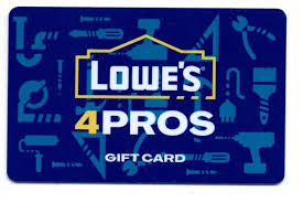 lowe s 4 pros gift card no value