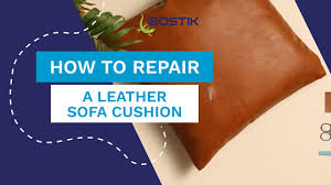 how to repair a leather sofa cushion