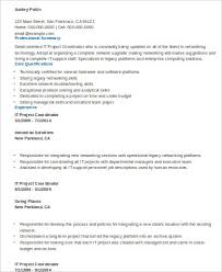 Sample Project Coordinator Resume 8 Examples In Word Pdf
