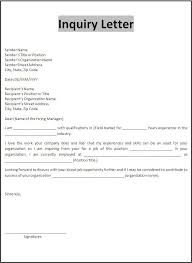     inquiring about job job follow up inquiry sample email and letter    