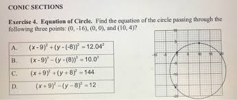 Solved Conic Sections Exercise 4