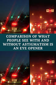 Comparison Of What People See With And Without Astigmatism