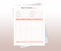 Debt reduction tracker allows you to pay off single or multiple debts by letting you organize them very easily. Debt Payoff Tracker Printable Fantabulosity
