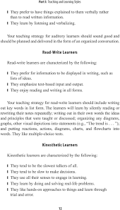 types of learners visual learners auditory learners pdf write learners write learners are characterized by the following they prefer