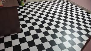 black white vinyl flooring