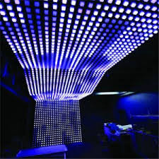 led ceiling displays night club