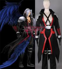Sephiroth is the main antagonist of final fantasy vii, and one of the major antagonists in its extended universe. Final Fantasy Vii Ff7 Sephiroth Cosplay Costume Fighting Red Black Free Shipping Ebay