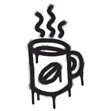 Graffiti Coffee Vector Art Icons And