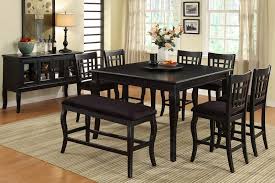The set is comprised of the 54 x 54 inch solid rubberwood hardwood square dining table and 8 parson dining chairs. Black Dining Room Set For 8 Off 70