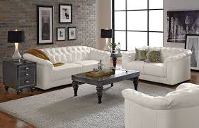 Give your family room a complete makeover with a leather living room set. American Signature Furniture Giorgio Leather Collection Sofa 499 99 White Leather Sofas Living Room Leather Leather Living Room Set