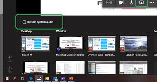 Occasionally, neither microsoft teams nor macos prompts to share your camera, microphone and screen. Teams Include System Audio In Presentations And Desktop Sharing