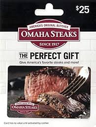 Omaha Steaks Gift Card $25 : Gift Cards - Amazon.com